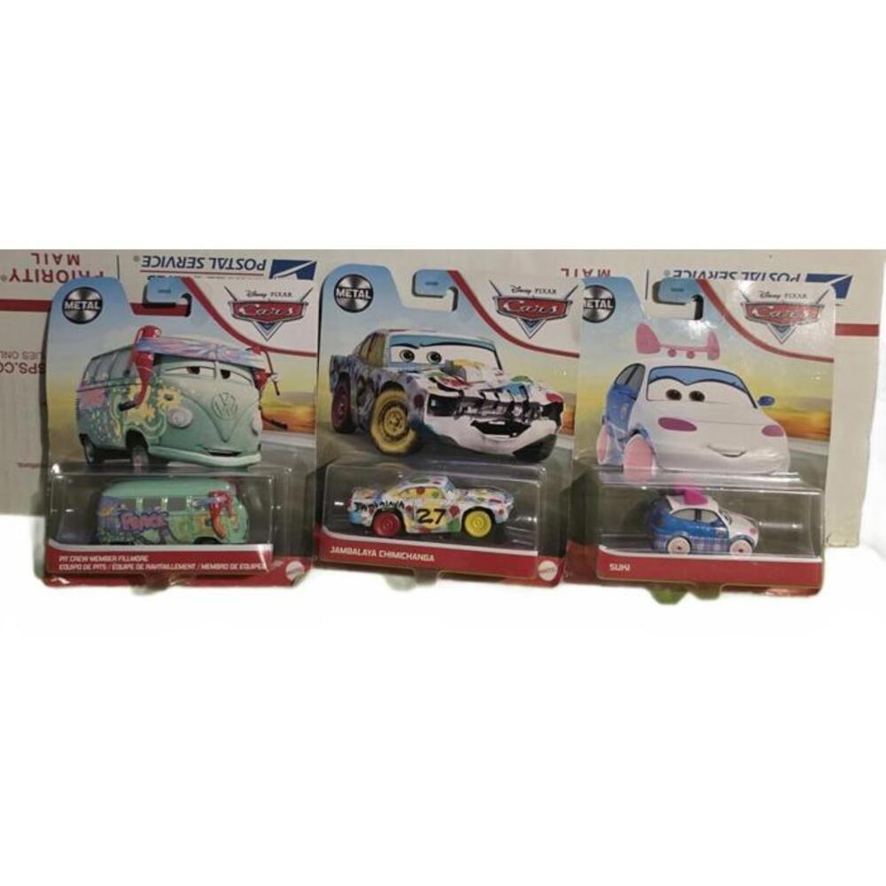 2020Disney Pixar Cars Metal Die-Cast Character Car Lot Of 3